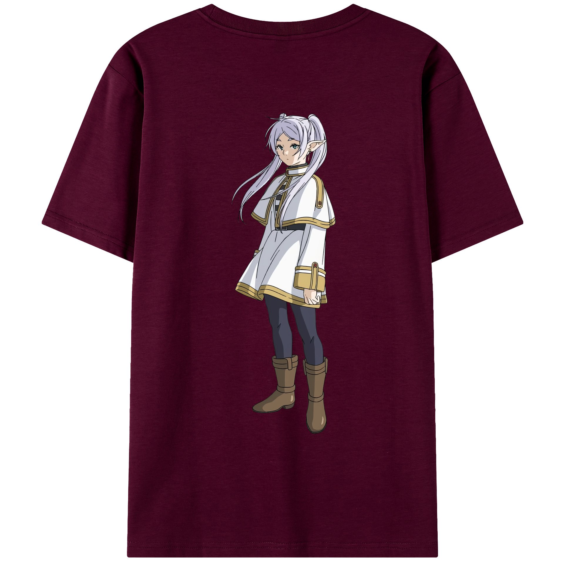 （画像用） 葬送のフリーレン Frieren レディース半袖Tシャツ(バックプリント)